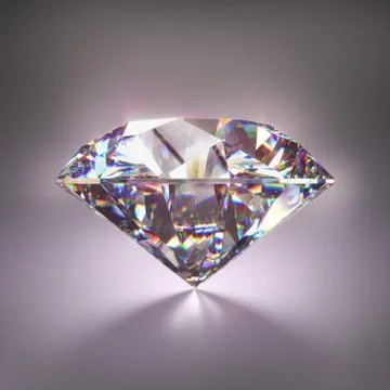 Giant Diamond Gem With Clipping Path イラスト素材