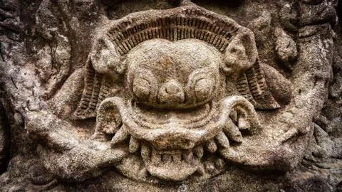 Giant face Stock Photos