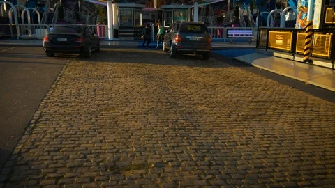 Giant Ferris Wheel Stock Footage 106628463