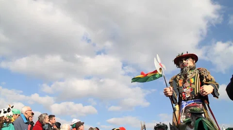 The GIANT Float Karnival Masstricht Parade Stock Footage 36239681