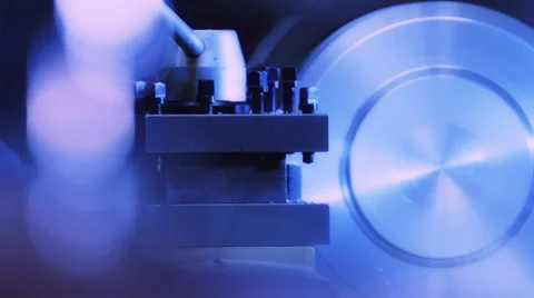 Giant Lathe Video stock 40686990