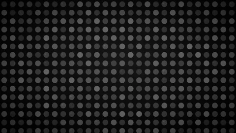 Giant LED pixel wall display with bulbs rings Stock Footage 339325050