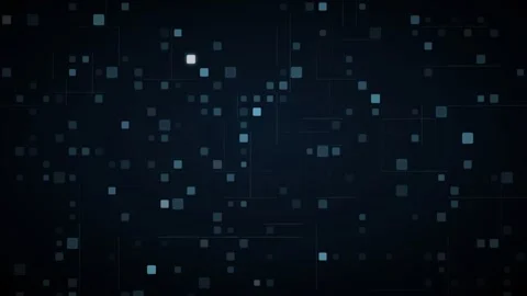 Giant LED pixel wall display with scan Stock Footage 339325272