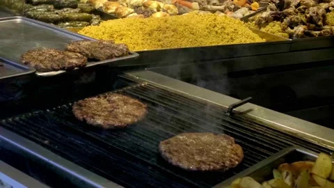 Giant meatball cook Stock Footage 169246106