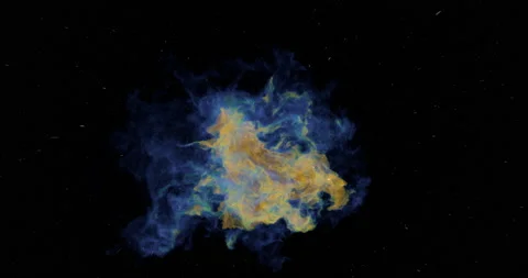 Giant Nebula Fly-through (2160p 23.976) Stock Footage 164407385