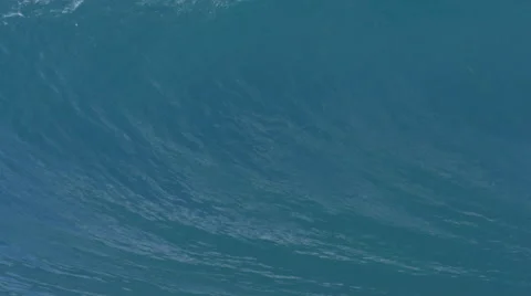 Giant Ocean Wave Breaking in Hawaii. Slow Motion HD. Surfing Jaws Stock Footage 59196017