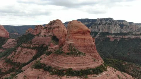 Giant Rock Formation Stock Footage 141751411