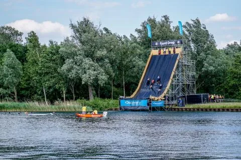 Giant Slide 写真素材