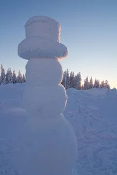 Giant snowman Stock Photos