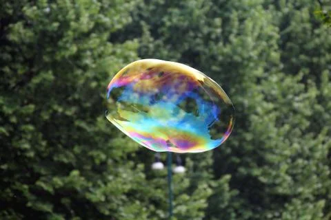 Giant soap bubbles Stock Photos