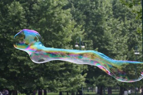 Giant soap bubbles Stock Photos