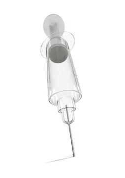 Giant syringe Illustrazione stock