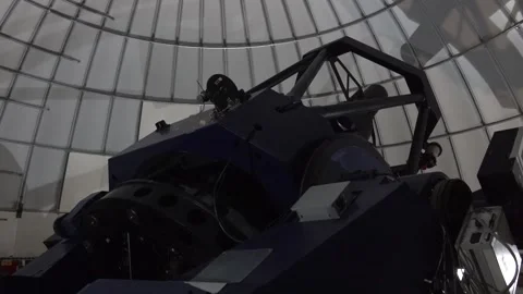 Giant telescope in 4K Stock Footage 296273530