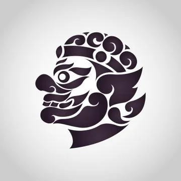 Giant thai art vector Stock Illustration