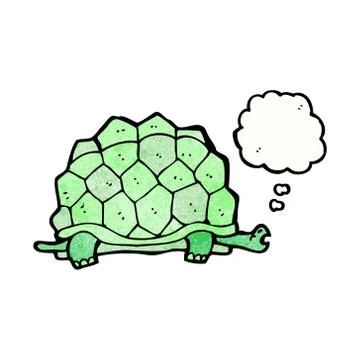 Giant tortoise cartoon Stock Illustration