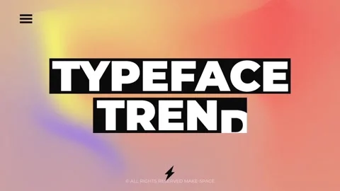 Giant Typography Stock After Effects