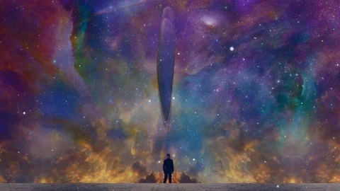 Giant UFO Stock Footage 122218965