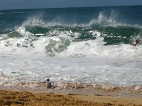 Giant wave Stock Photos