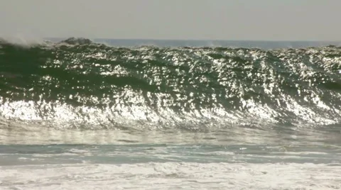 GIANT WAVE IN SLOW-MOTION 2 Stock Footage 5443864