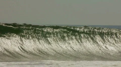 GIANT WAVE IN SLOW-MOTION 3 Video stock 5441864