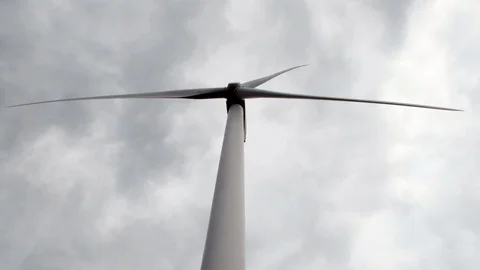 Giant Wind Turbine Stock-Footage 121474414