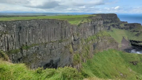 Giants causeway hiking Stock Footage 288113915