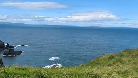 Giants causeway rock formations Stock Footage 288113913
