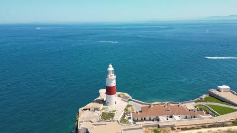Gibraltar Lighthouse Stock Footage 268039096