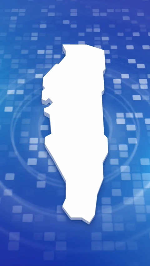 Gibraltar Map Intro Stock Footage 259983348