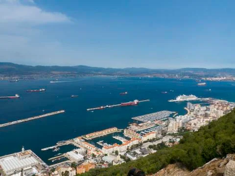 Gibraltar rock Stock Photos