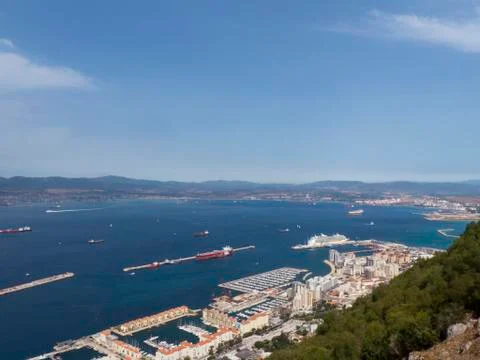Gibraltar rock Stock Photos