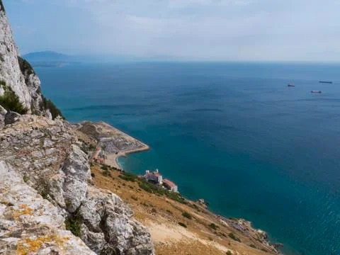 Gibraltar rock Stock Photos