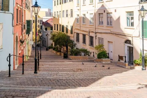 Gibraltar town Stock Photos