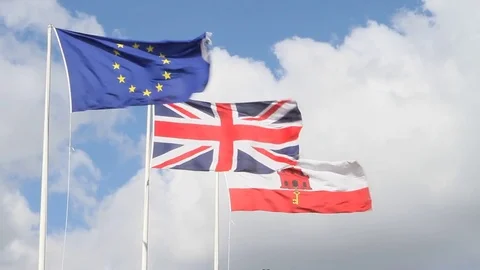 Gibraltar UK Brexit Stock Footage 72699491