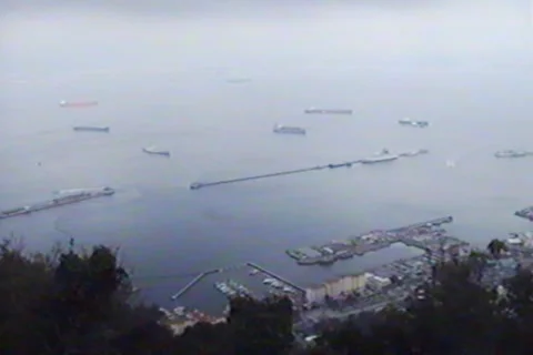 Gibraltar, upper view and monkey, exclusive on Pond5 Stock Footage 1007853