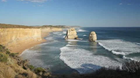 Gibson Steps in Australia, Port Campbell NP Stock Footage