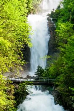 Giessbach waterfall Foto stock