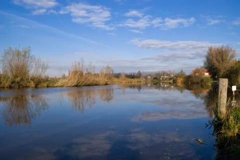 The Giessen river Stock Photos
