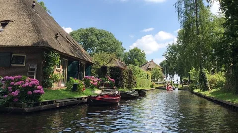 Giethoorn Stock Footage 89914802