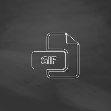 GIF computer symbol Illustrazione stock