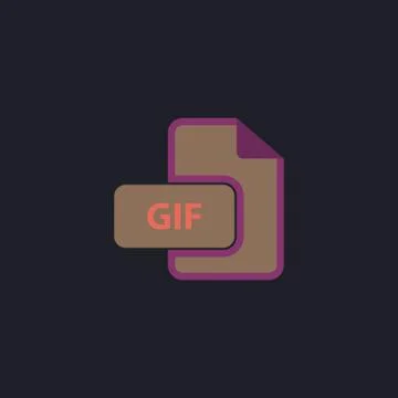 GIF computer symbol イラスト素材