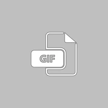 GIF computer symbol Illustrazione stock