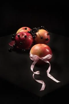 Gift apple Stock Photos