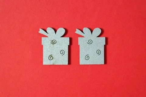 Gift background Stock Photos