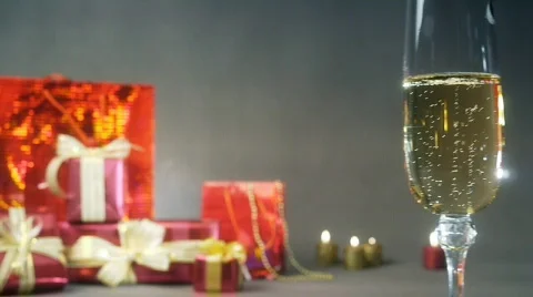 Gift bag and boxes 3 Stock Footage 571442