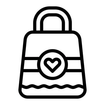 Gift bag Vector Icon Design Illustration Stock Illustration