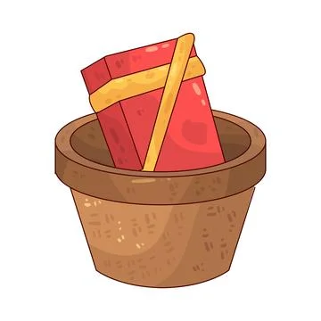 Gift Basket illustration Stock Illustration