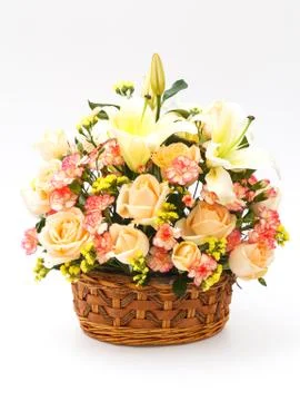Gift basket Stock Photos