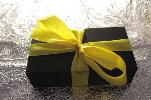 Gift on a beautiful background Foto stock