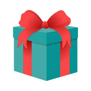 Gift blue Illustrazione stock